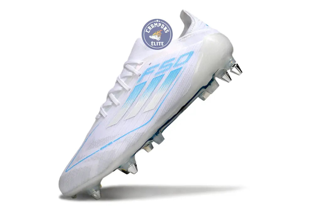 F50 Elite Lacets SG Polar Victory - Blanc/Argenté/Bleu