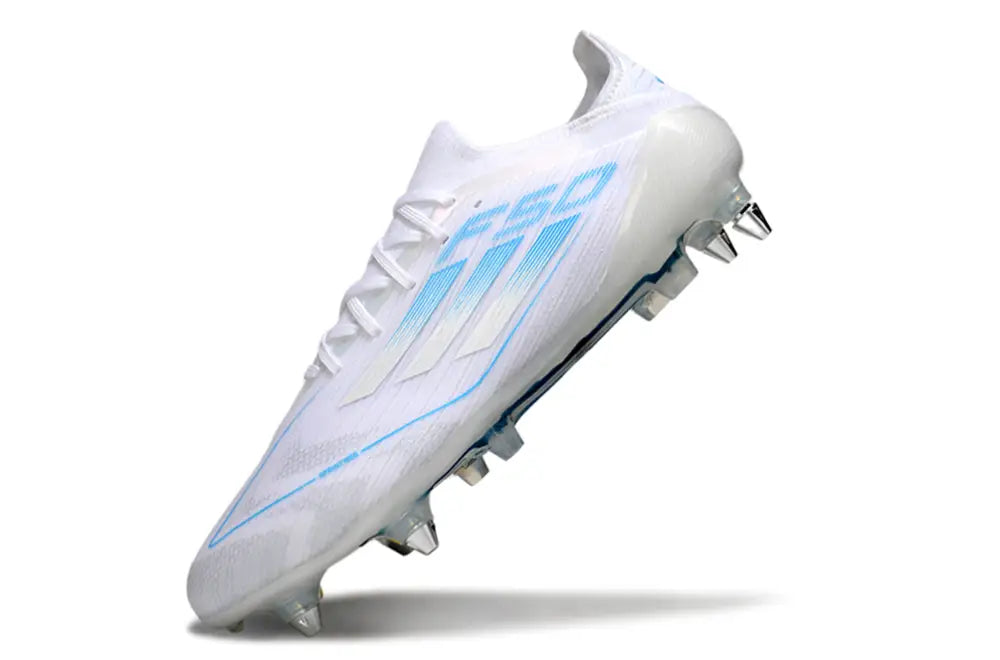 F50 Elite Lacets SG Polar Victory - Blanc/Argenté/Bleu