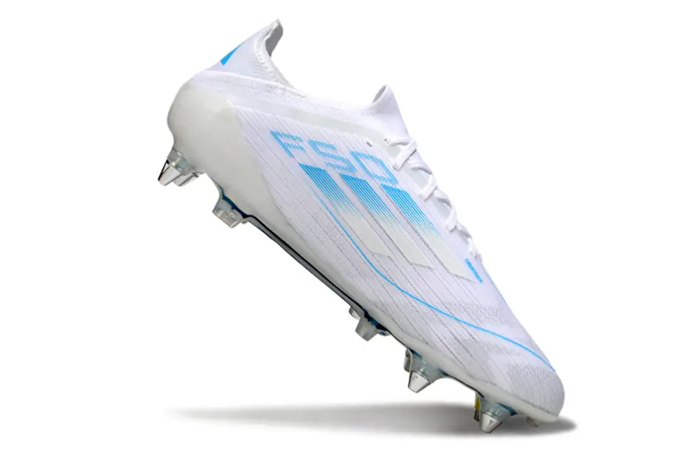 F50 Elite Lacets SG Polar Victory - Blanc/Argenté/Bleu