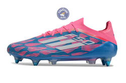 Image of F50 Elite Lacets SG Reemergence - Bleu/Blanc/Rose