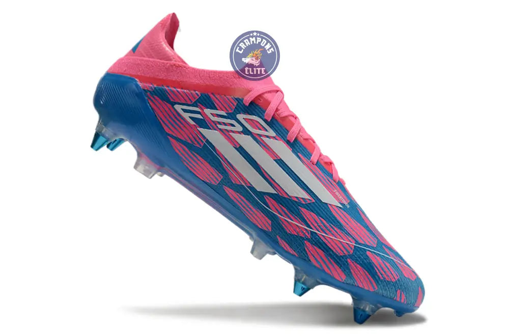 Image of F50 Elite Lacets SG Reemergence - Bleu/Blanc/Rose