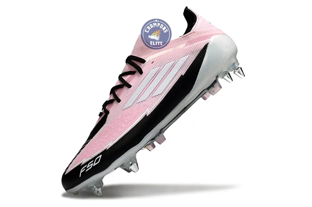 F50 Elite Lacets SG - Rose/Blanc/Noir