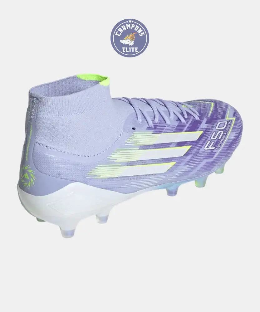 Image of F50 Elite Montante FG Sparkfusion - Violet Tone/Vert/Violet