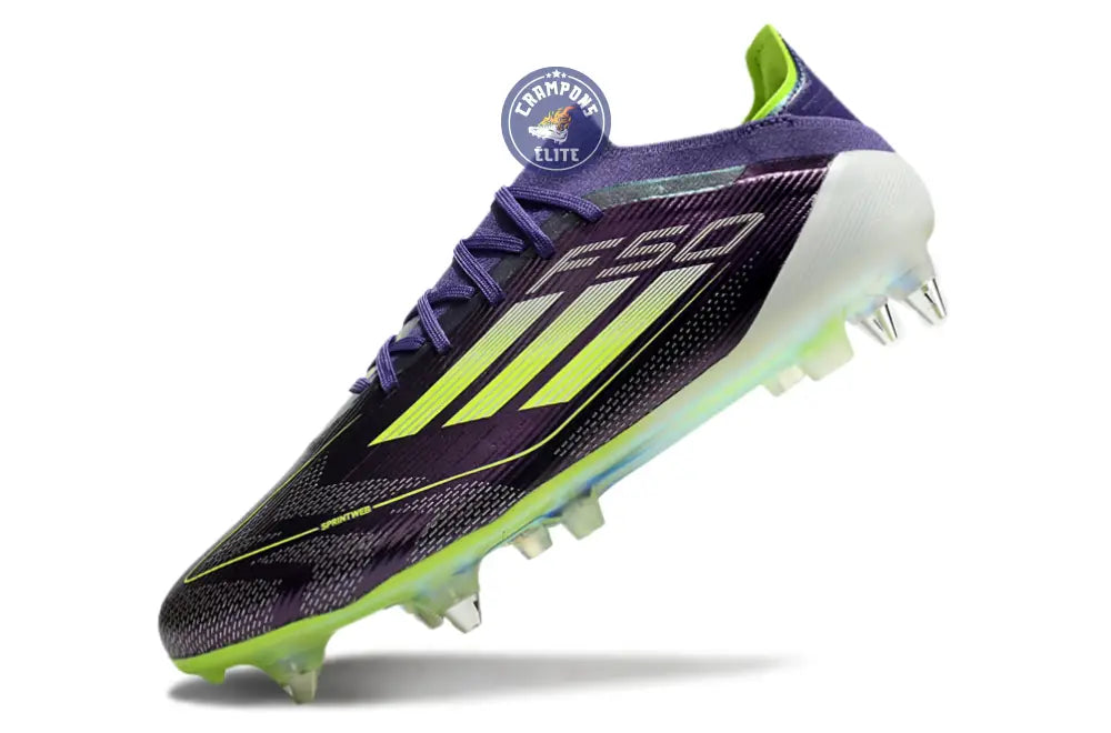 Image of F50 Elite SG Fast Reborn - Violet/Blanc/Lucid Lemon ÉDITION LIMITÉE