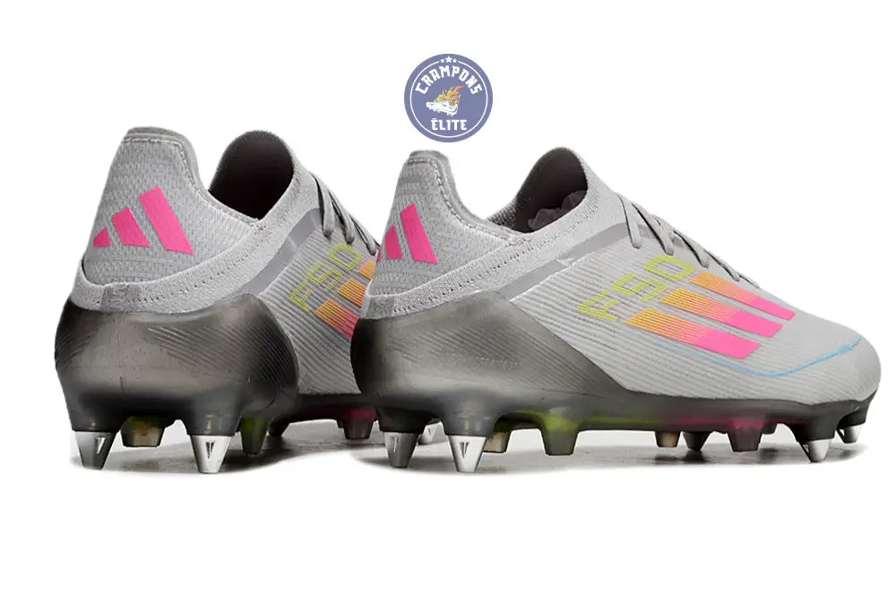 F50 Elite SG - Gris/Vert/Jaune/Rose