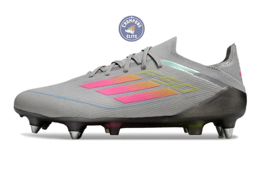 F50 Elite SG - Gris/Vert/Jaune/Rose