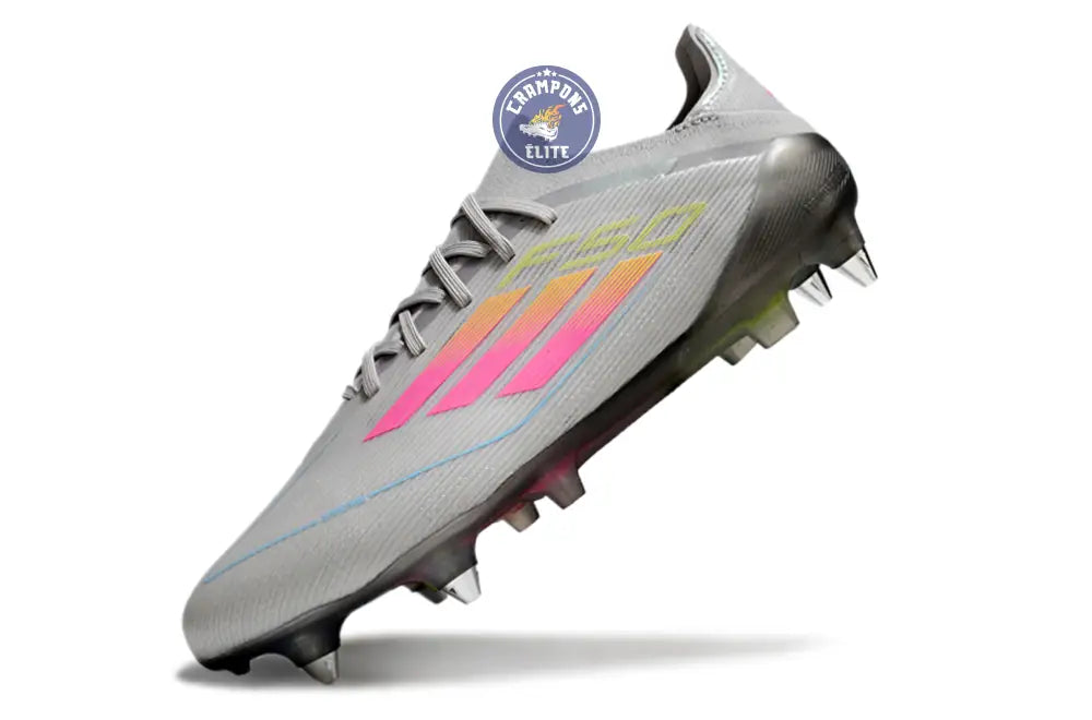 F50 Elite SG - Gris/Vert/Jaune/Rose