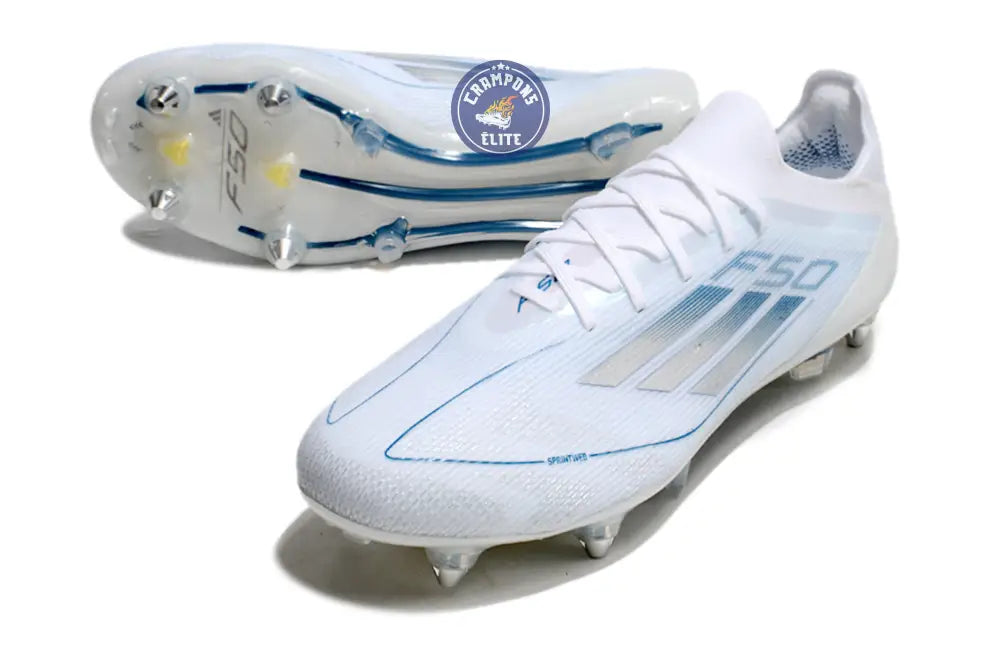 F50 Elite SG Polar Victory - Blanc/Argenté/Bleu