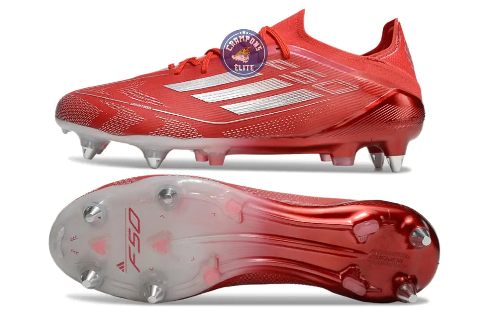 F50 Elite SG - Rouge/Argent/Blanc