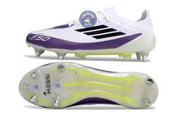 Image of F50 Elite SG Soft Ground - Blanc/Noir/Violet