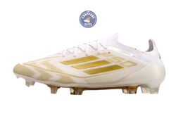 Image of F50 Elitee Lacets FG - Blanc/Doré