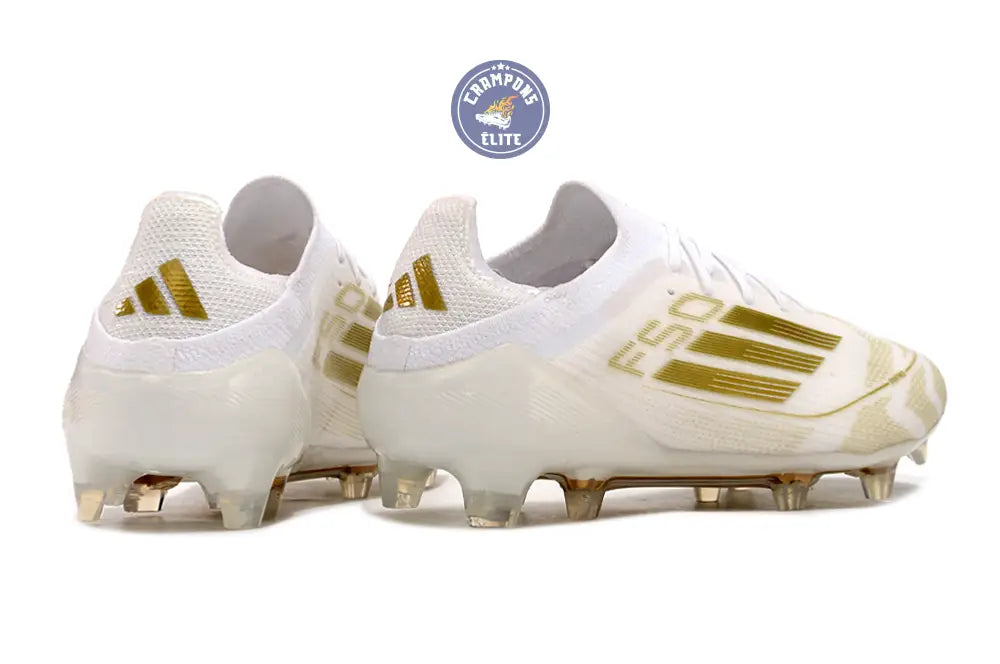 Image of F50 Elitee Lacets FG - Blanc/Doré
