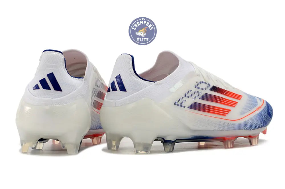 Image of F50 Elitee Lacets FG - Blanc/Orange/Bleu