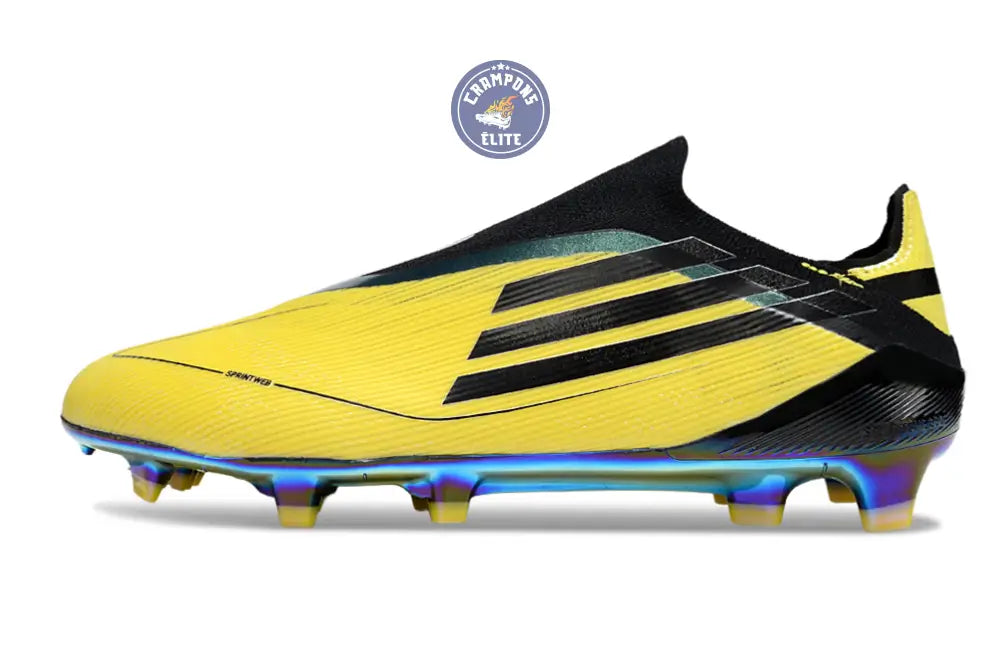 F50 Laceless Elite Adizero 2010 FG Remake - Jaune/Noir ÉDITION LIMITÉE