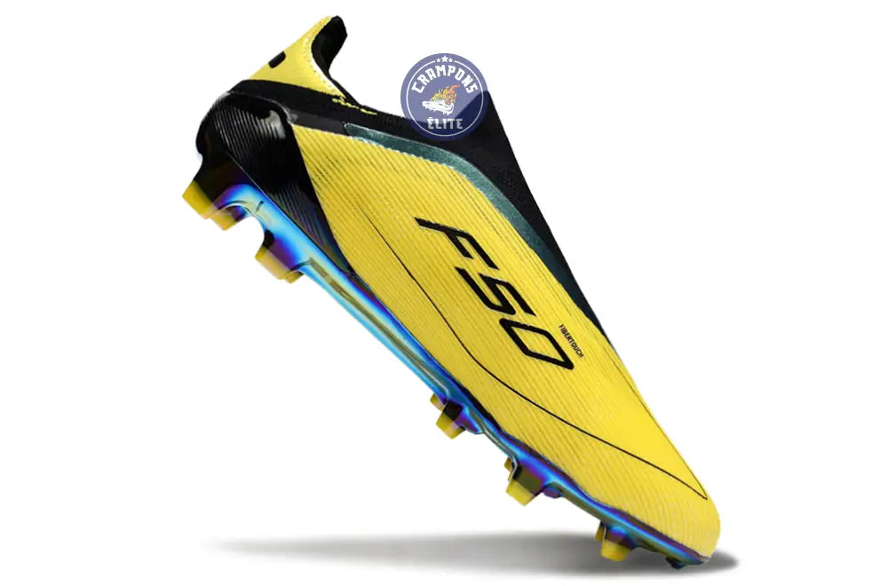 F50 Laceless Elite Adizero 2010 FG Remake - Jaune/Noir ÉDITION LIMITÉE