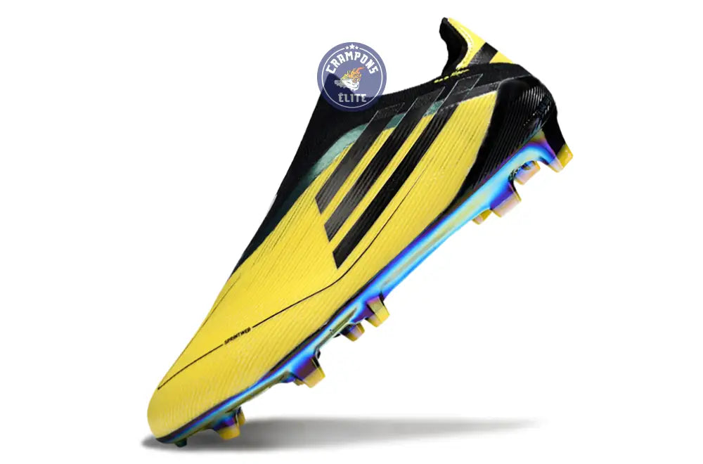 F50 Laceless Elite Adizero 2010 FG Remake - Jaune/Noir ÉDITION LIMITÉE