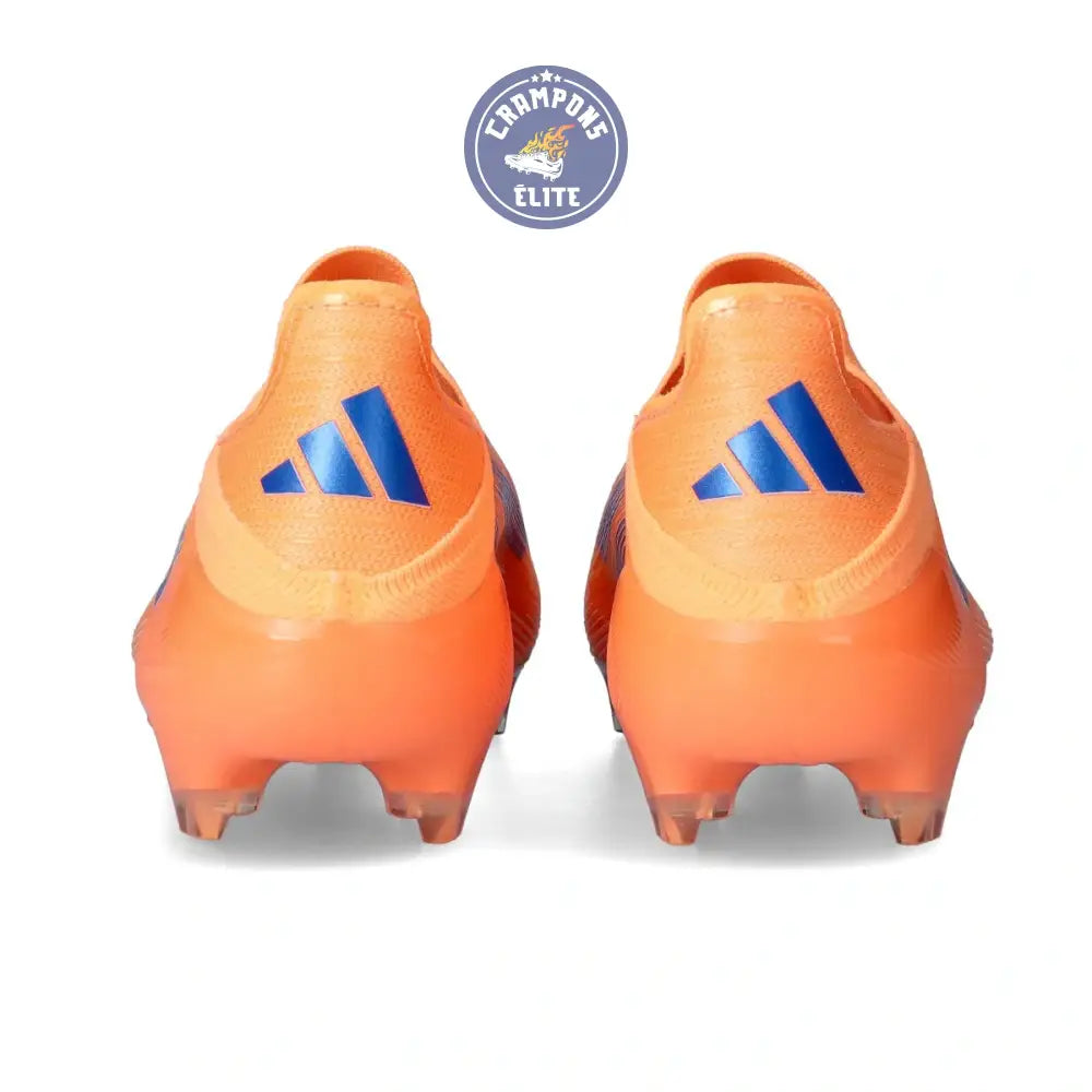 F50 Laceless Elite FG Coral Blaze - Orange/Noir