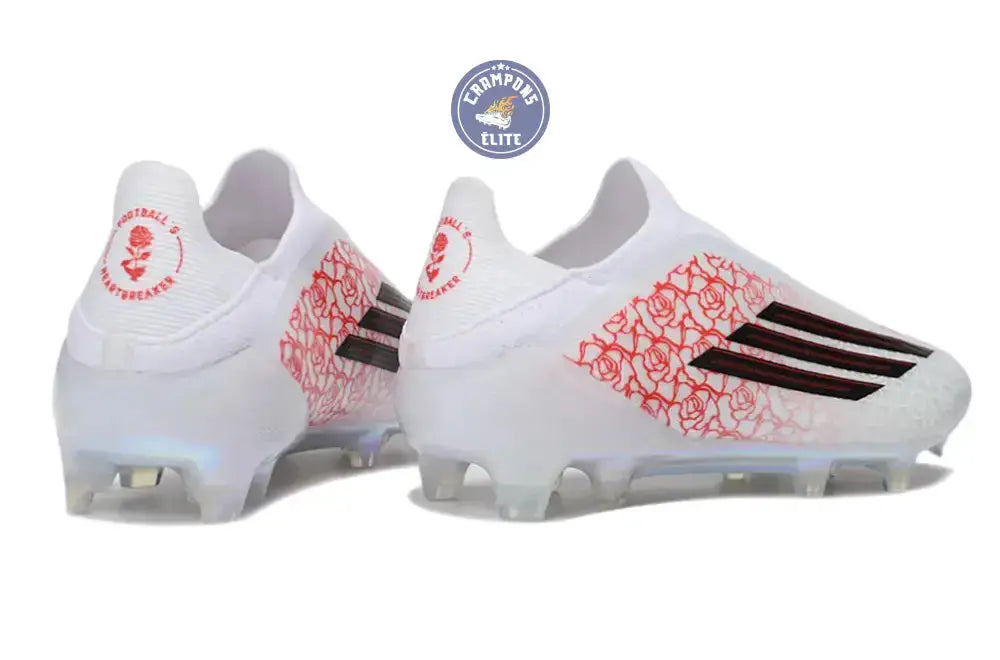 Image of F50 LACELESS ELITE FG LAMINE YAMAL HEARTBREAKER - BLANC/ROSE