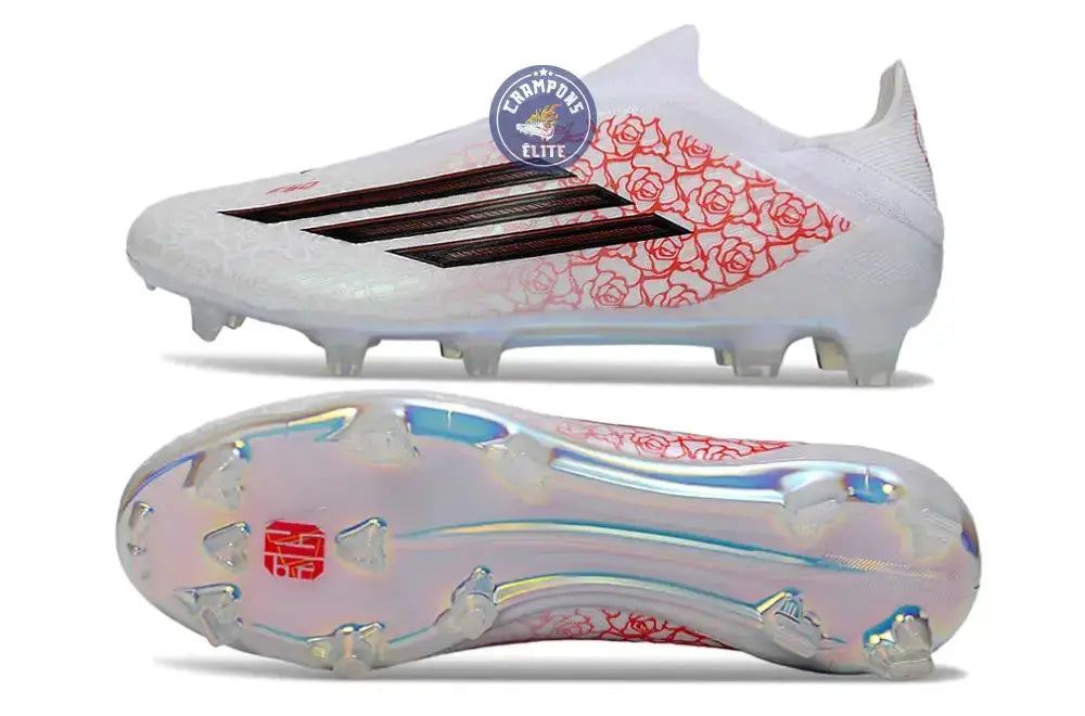 Image of F50 LACELESS ELITE FG LAMINE YAMAL HEARTBREAKER - BLANC/ROSE