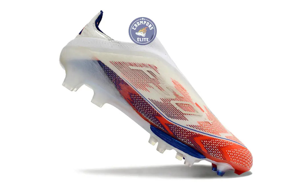 F50 + Laceless FG Advancement - Blanc/Rouge/Bleu