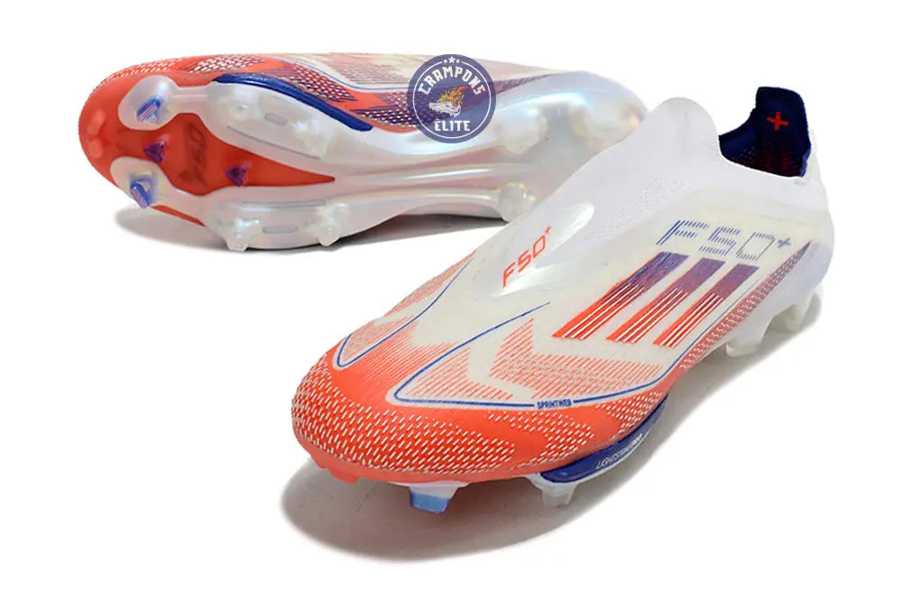 F50 + Laceless FG Advancement - Blanc/Rouge/Bleu