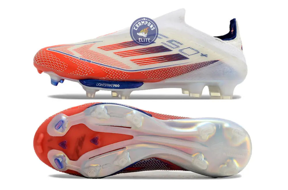 F50 + Laceless FG Advancement - Blanc/Rouge/Bleu
