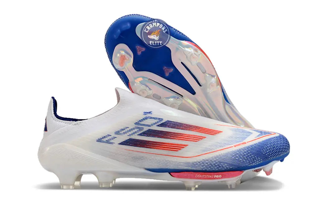 Image of F50 + Laceless FG Blanc/Bleu/Rouge