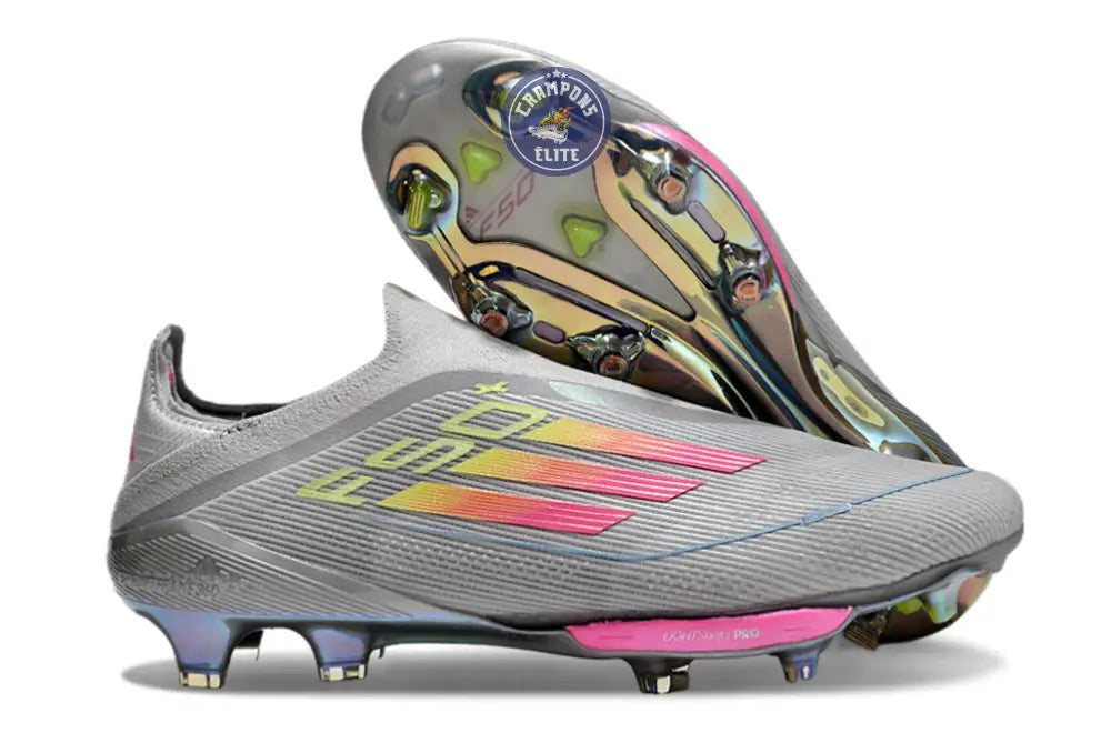 Image of F50 + Laceless FG Concept Gris/Rose/Jaune