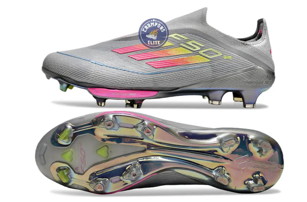 Image of F50 + Laceless FG Concept Gris/Rose/Jaune