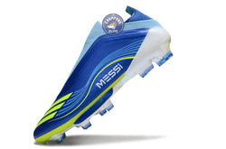 Image of F50 + Laceless FG Messi - Bleu/Jaune