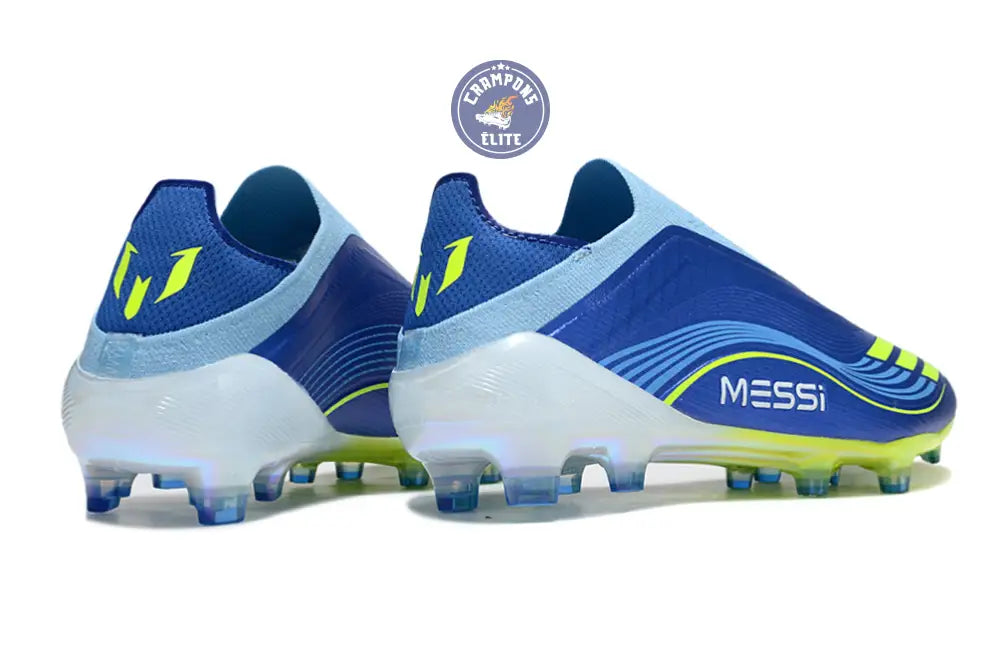Image of F50 Laceless FG Messi - Bleu/Jaune