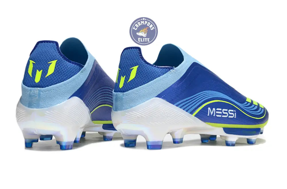 Image of F50 + Laceless FG Messi - Bleu/Jaune
