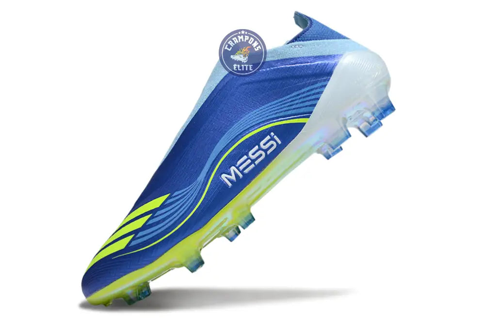 Image of F50 Laceless FG Messi - Bleu/Jaune
