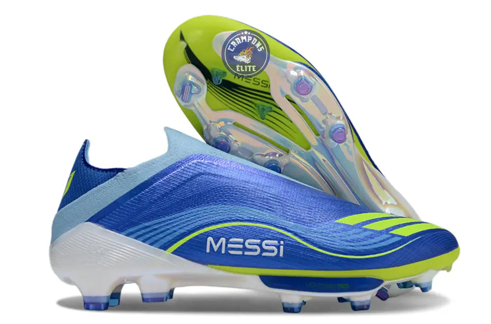 F50 + Laceless FG Messi - Bleu/Jaune