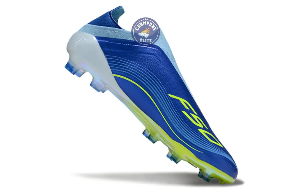 Image of F50 Laceless FG Messi - Bleu/Jaune