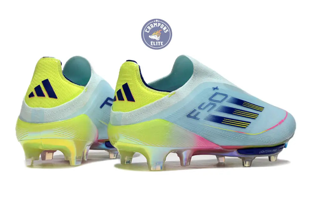 F50 + Laceless FG Stellar Icon - Almost Blue/Bleu/Jaune