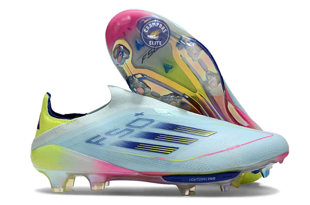 Image of F50 + Laceless FG Stellar Icon - Almost Blue/Bleu/Jaune