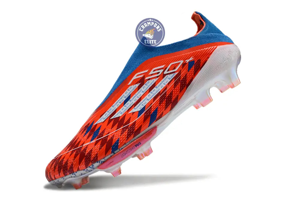 Image of F50 + Laceless FG Thomas Müller Raumdeuter - Rouge/Blanc/Bleu ÉDITION LIMITÉE