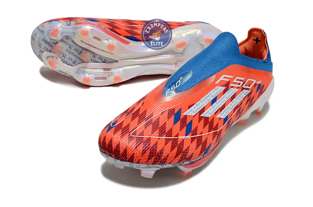 F50 + Laceless FG Thomas Müller Raumdeuter - Rouge/Blanc/Bleu ÉDITION LIMITÉE