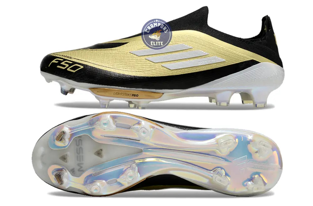 Image of F50 + Laceless FG Triunfo Dorado - Doré/Blanc/Noir