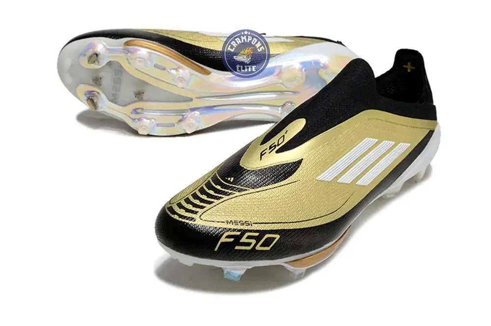 F50 + Laceless FG Triunfo Dorado - Doré/Blanc/Noir