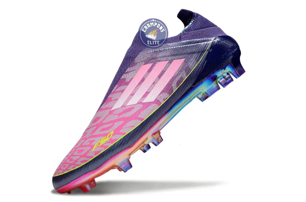 Image of F50 Laceless Lamine Yamal 2 - Violet/Rose/Jaune Fluo