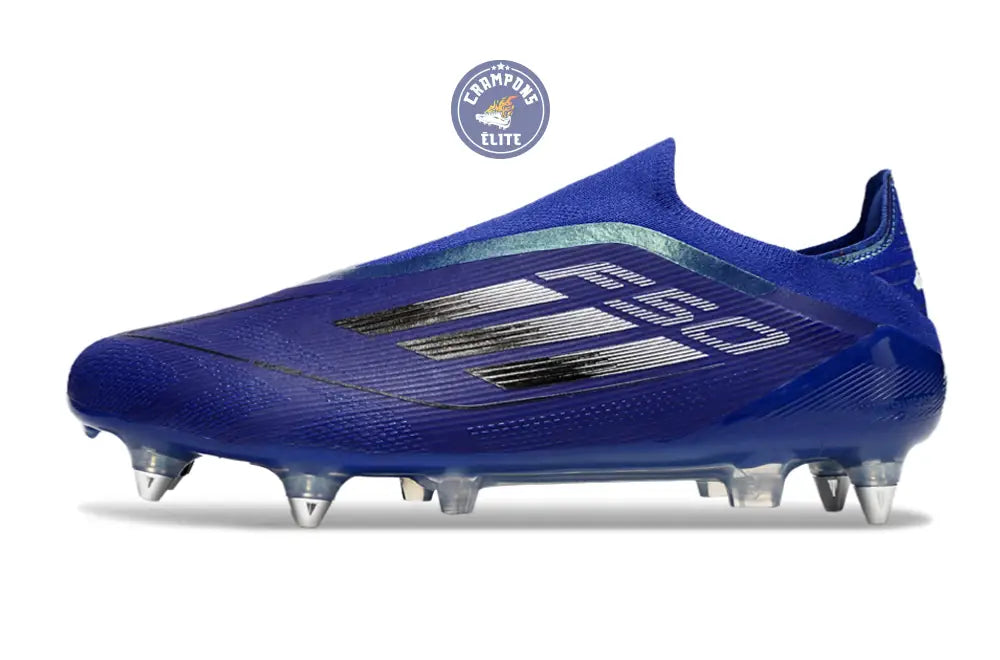 F50 Laceless SG - Bleu/Argenté/Blanc