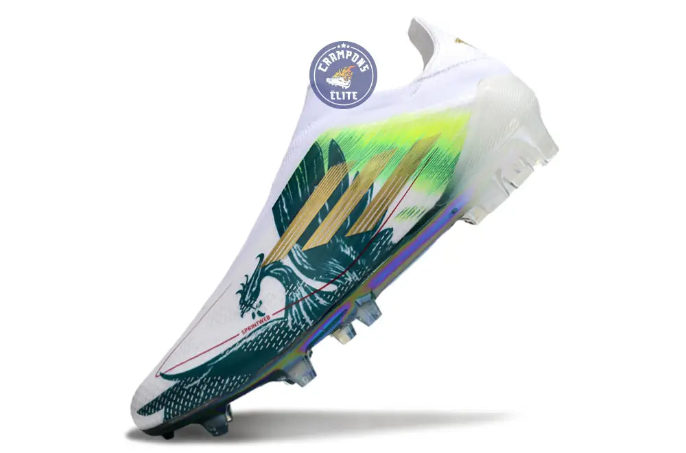 Image of F50 Laceless Spécial Mohamed Salah FG - Blanc/Vert/Doré