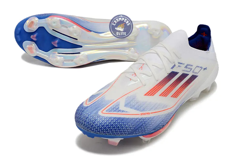 F50 + Lacets FG Advancement - Blanc/Rouge/Bleu
