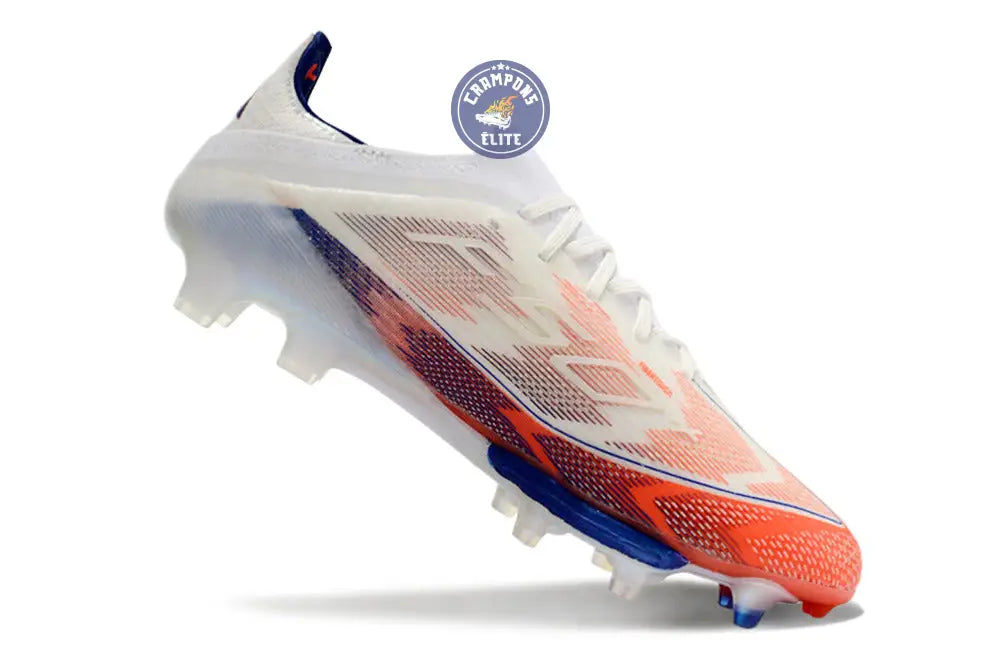Image of F50 + Lacets FG - Blanc/Bleu/Orange