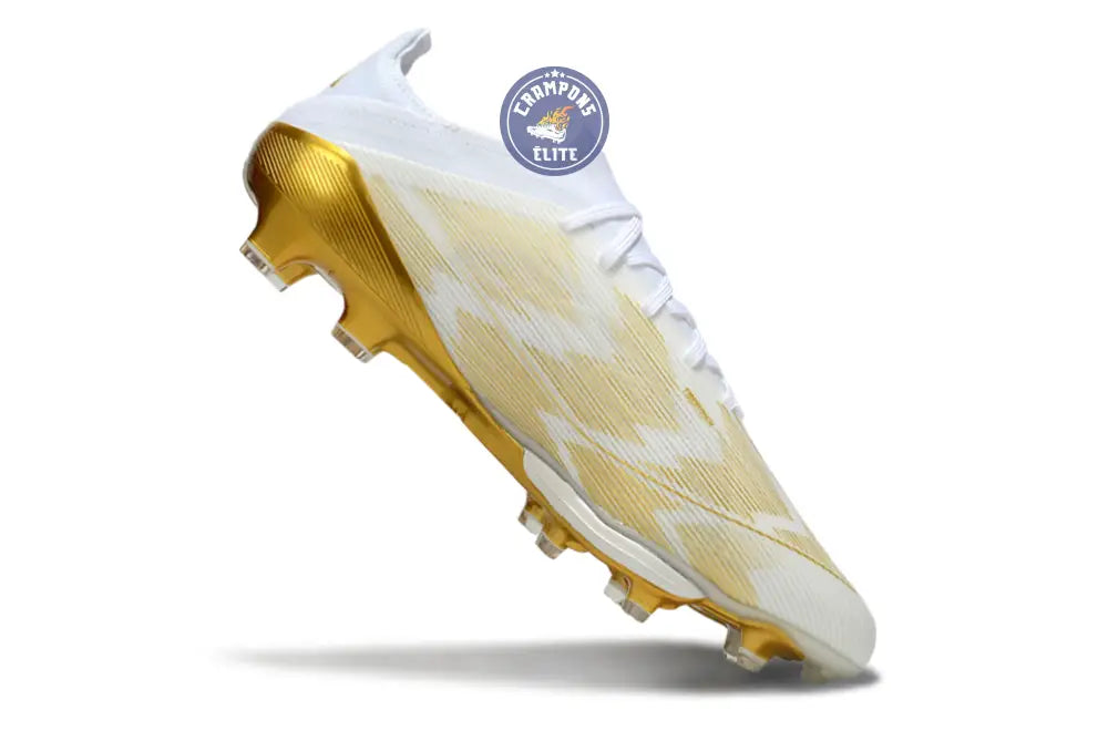 F50 + Lacets FG - Blanc/Doré