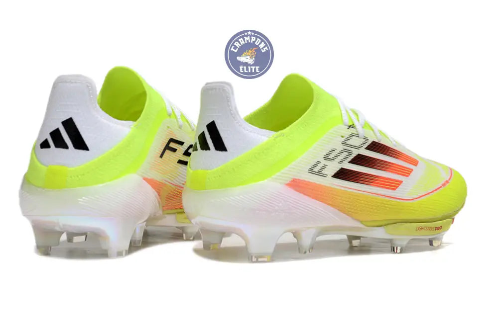 Image of F50 + Lacets FG - Blanc/Jaune Fluo/Orange/noir