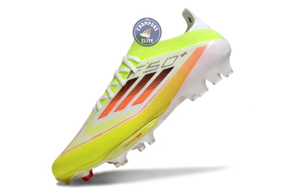Image of F50 + Lacets FG - Blanc/Jaune Fluo/Orange/noir