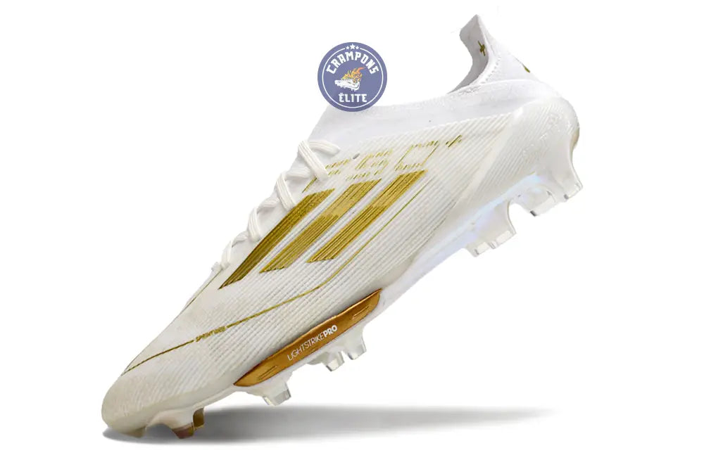 Image of F50 + Lacets FG Day Spark - Blanc/Doré/Blanc